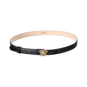 🔥Versace Black Belt with Gold Medusa Accent size 85